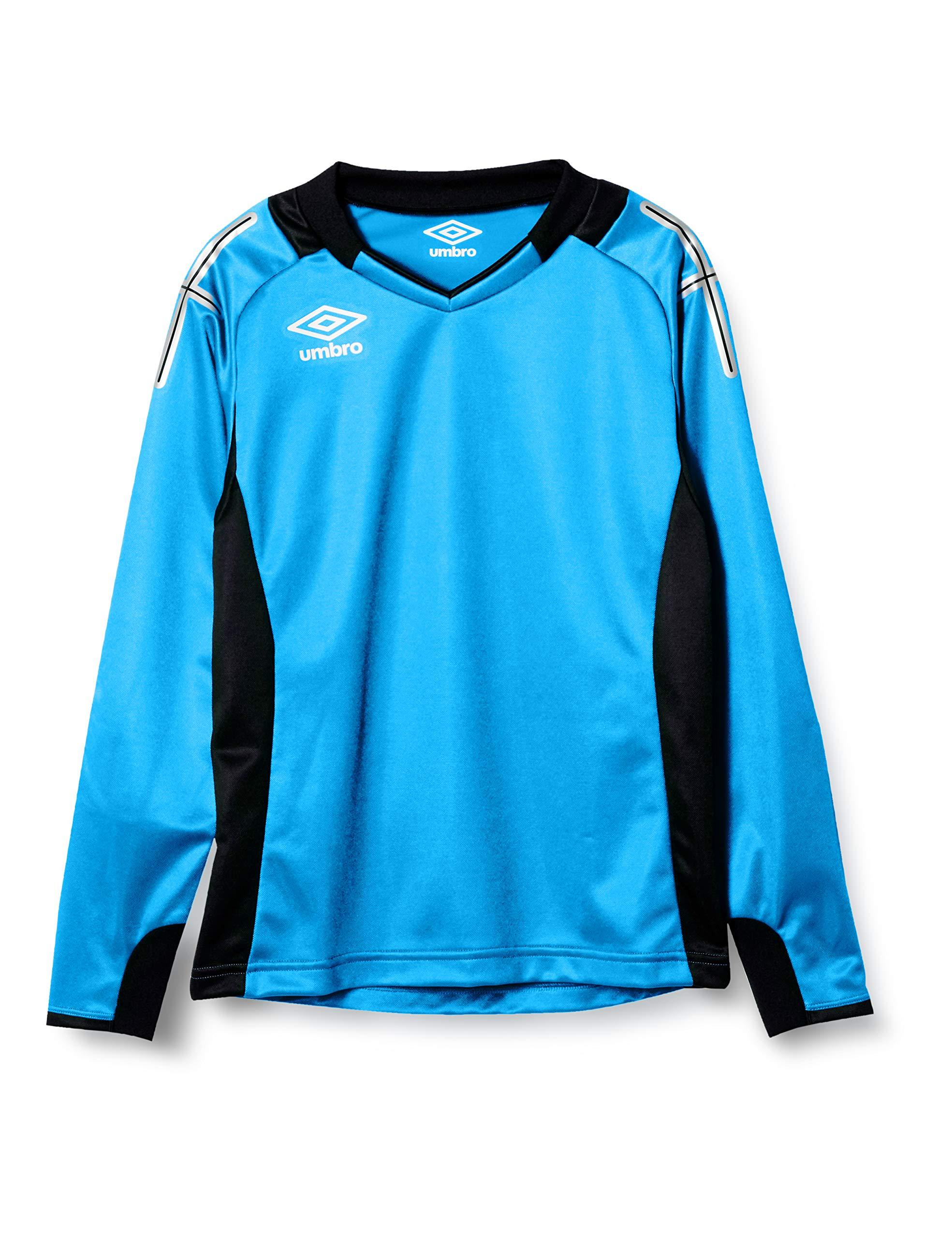 [Umbro] Long-Sleeve Shirt for Goalkeepers Soccer Futsal T-Shirt Moisture-Wicking Quick-Dry Dry Kids Junior Unisex TUQ 140