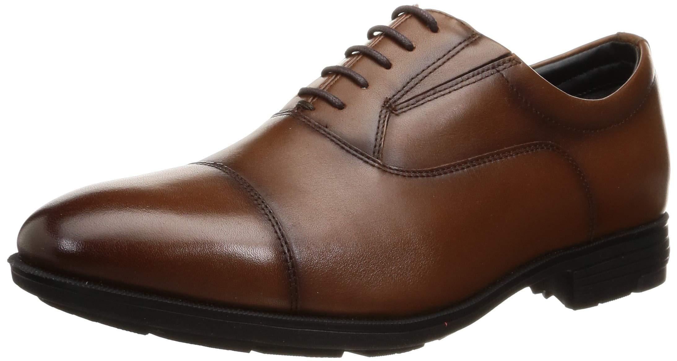 [Texy Lux] Business Shoes Genuine Leather Gore-Tex Wide Fit 4E TU-8005 Men's Brown 26.0 cm 4E