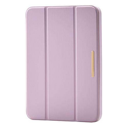ELECOM iPad mini (A17 Pro) Flap Case Slim Lightweight CHIC STYLE Sleep Mode Compatible Lavender TB-A25SWVJM3PU