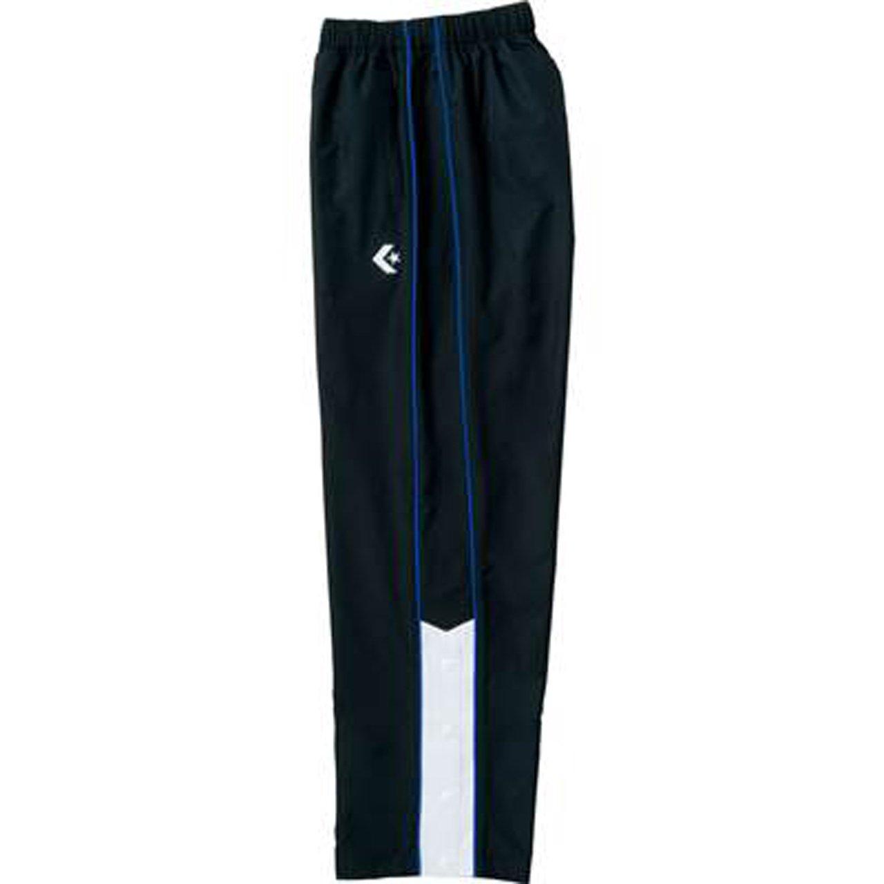 [Converse] Basketball Long Pants Warm-Up Pants (Hem Button) CB162502P Black/White S