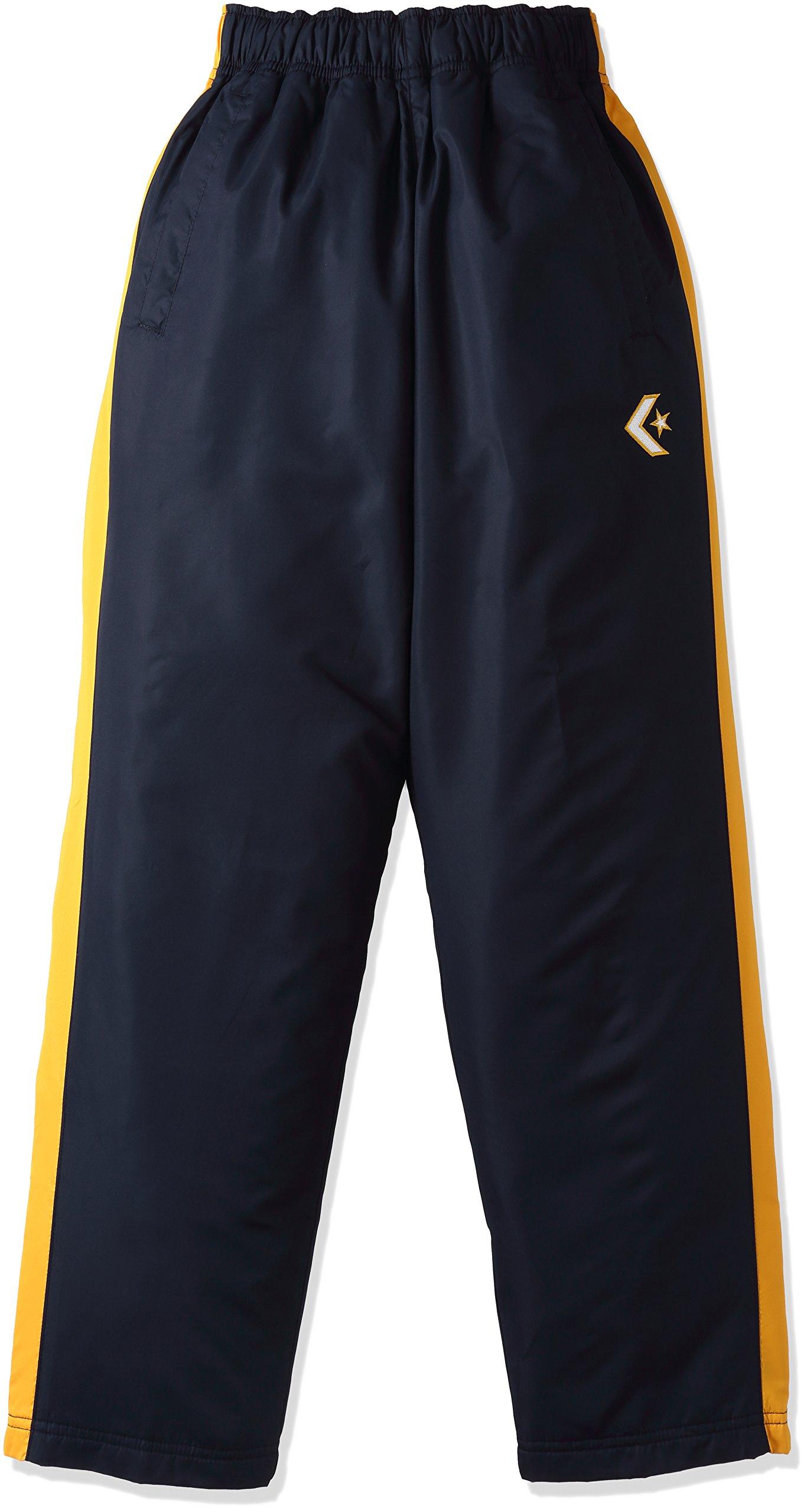 [Converse] Basketball Long Pants Junior Warm-Up Pants (Hem Button) CB462506P Kids Navy/White 150
