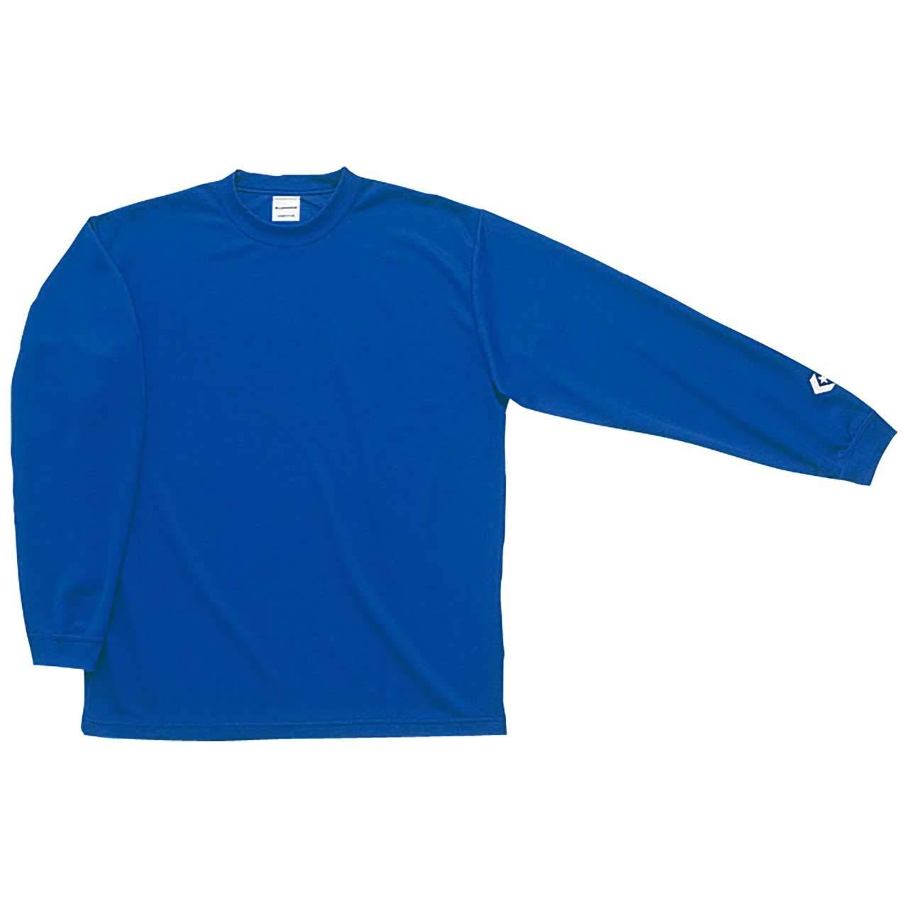 [Converse] Basketball Long-Sleeve Shirt, Moisture-Wicking, Quick-Dry CB291324L Men's Royal Blue Japan SS (Equivalent to Japanese Size XS)