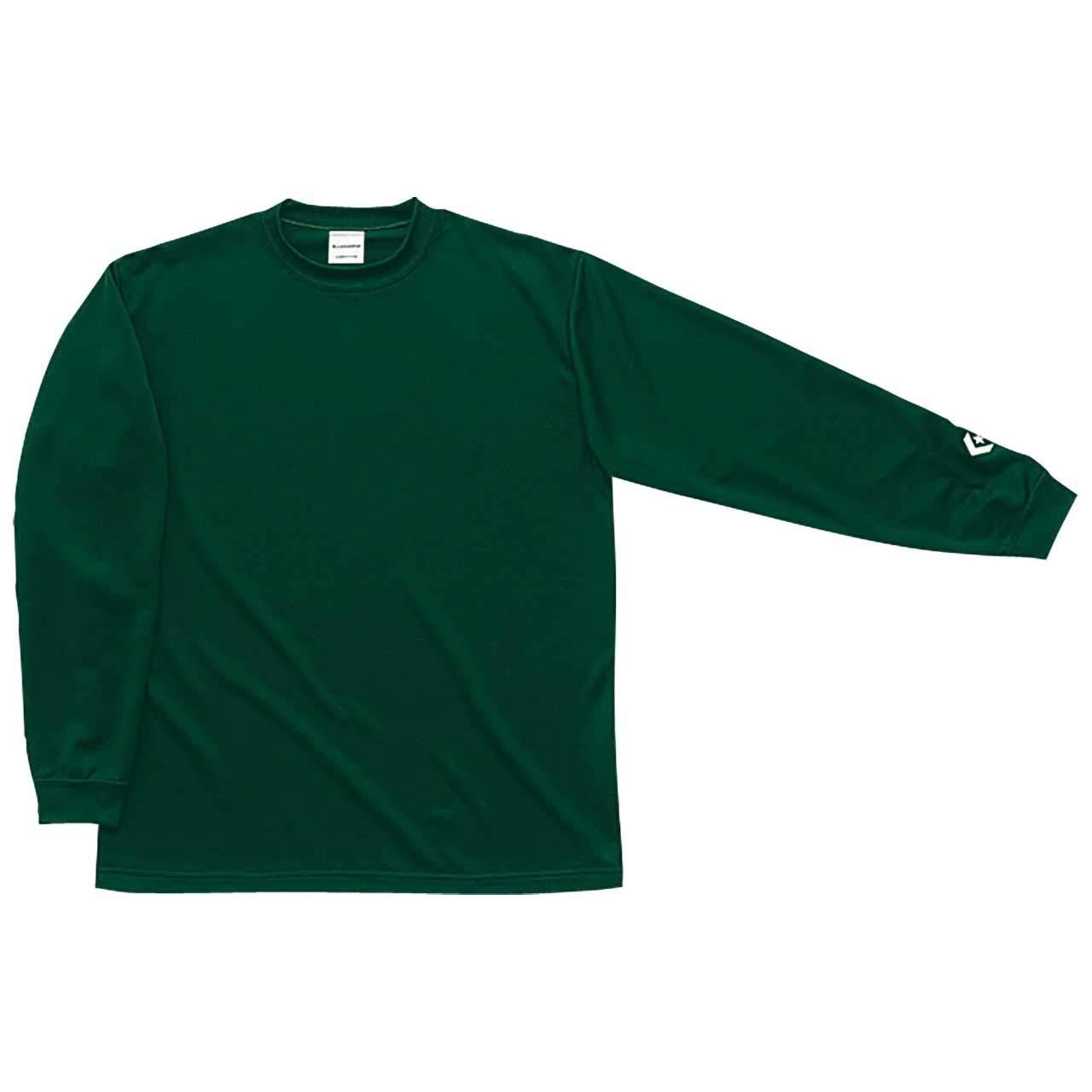 [Converse] Basketball Long Sleeve Shirt Long Sleeve Shirt Sweat Absorbent Quick Dry CB291324L Men's D. Green Japan SS (Equivalent to Japanese size XS)
