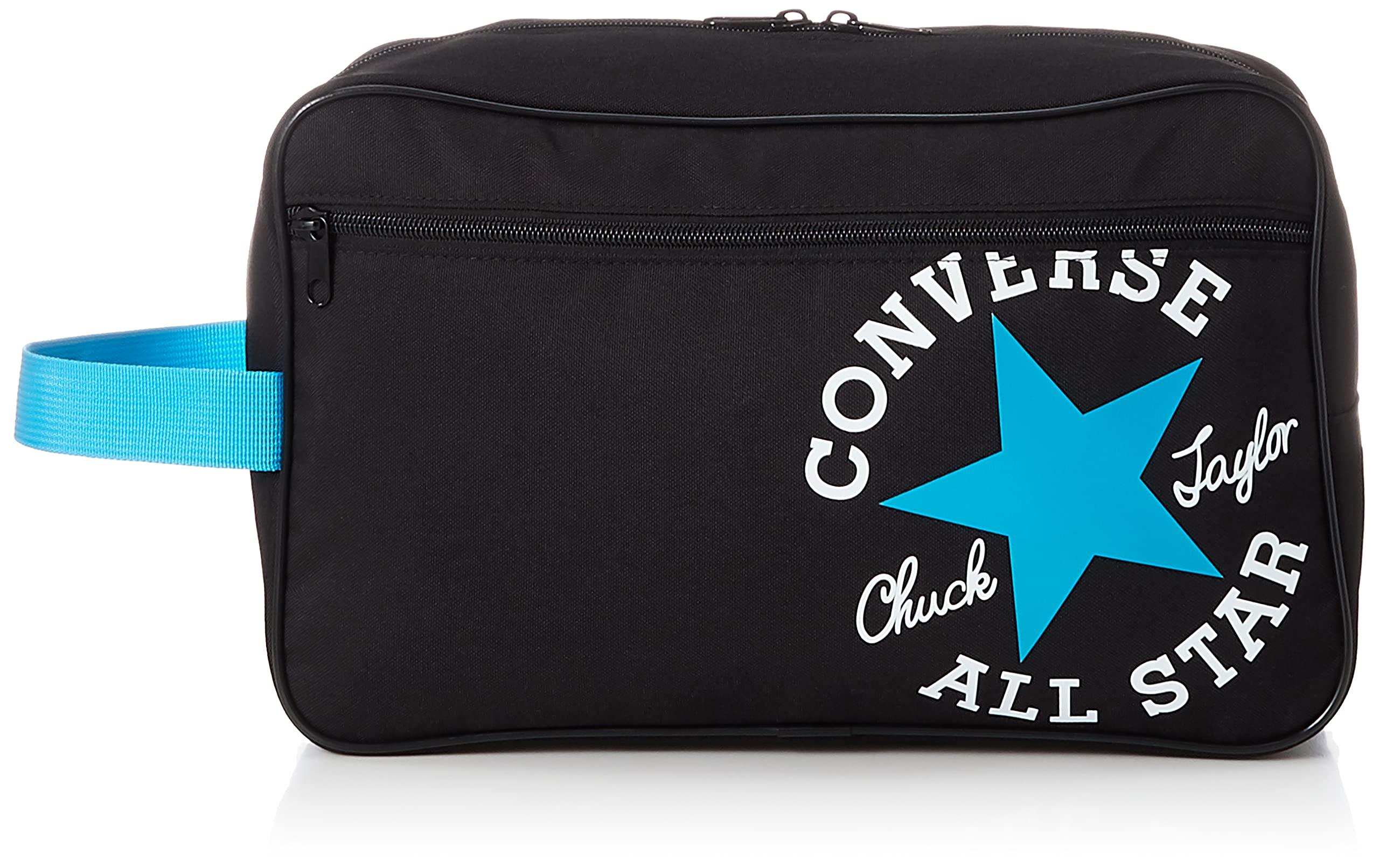 [Converse] Shoe Case with Water-Repellent Finish and Zippered Pocket C2257097 Black/Sax
