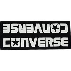 [Converse] Basketball Towel Jacquard Bench Towel CB131901 Black/White