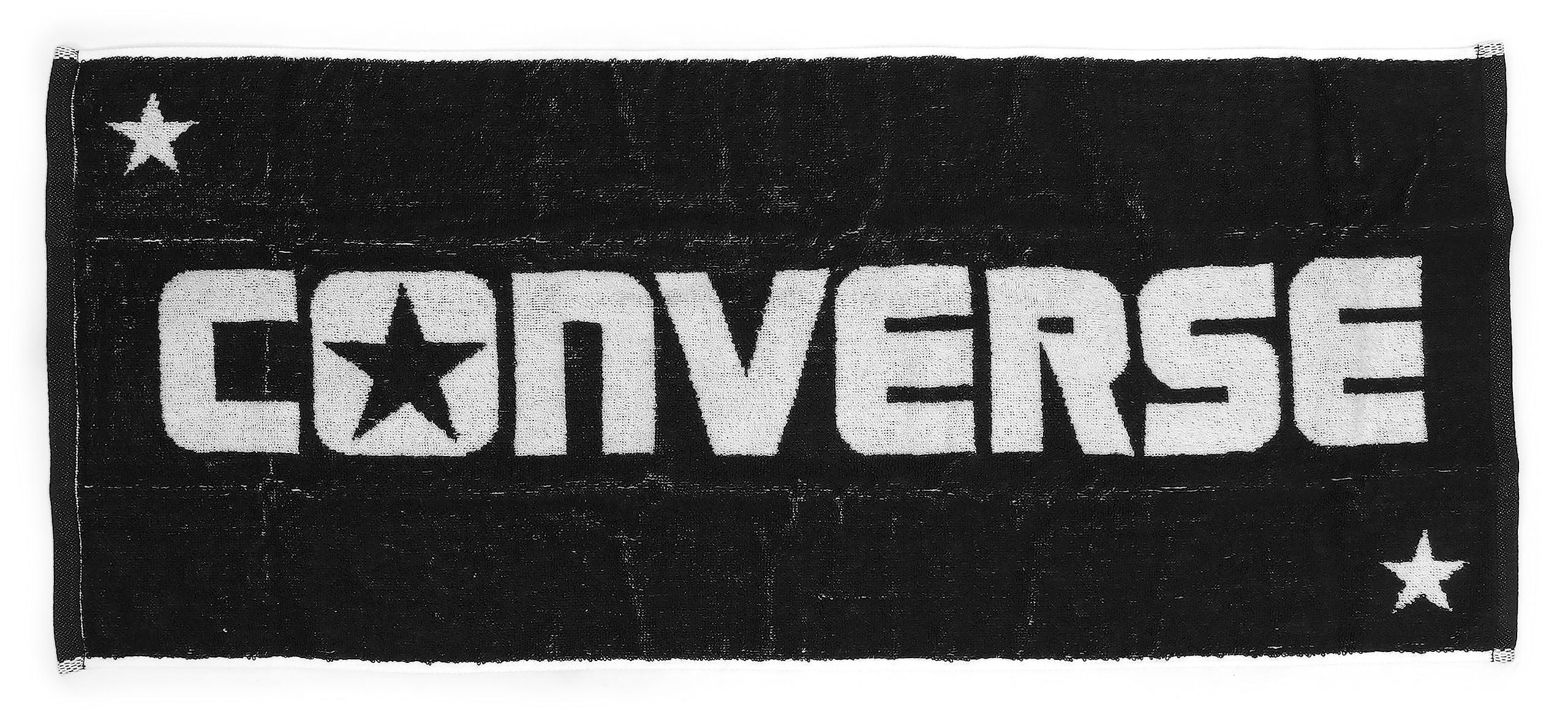 [Converse] Basketball Towel Jacquard Face Towel CB131902 Black/White