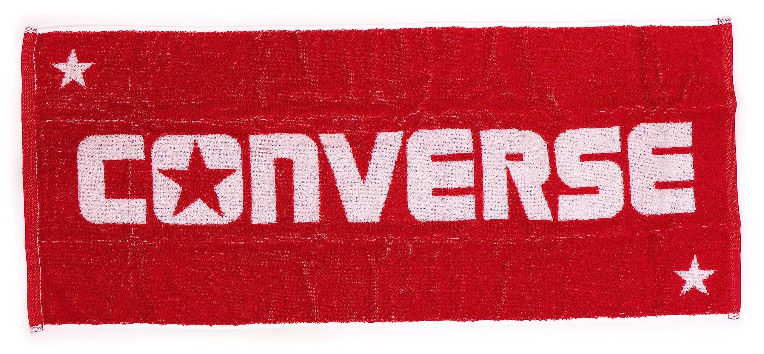 [Converse] Basketball Towel Jacquard Face Towel CB131902 Red/White