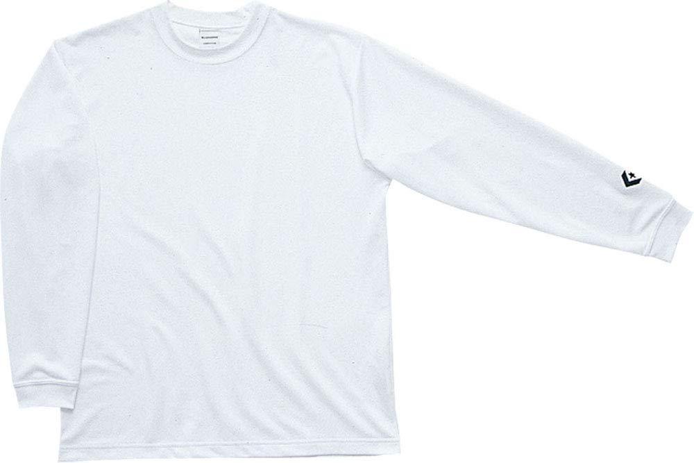 [Converse] Basketball Long-Sleeve T-Shirt Moisture-Wicking Quick-Dry CB291324L Men's White 4S