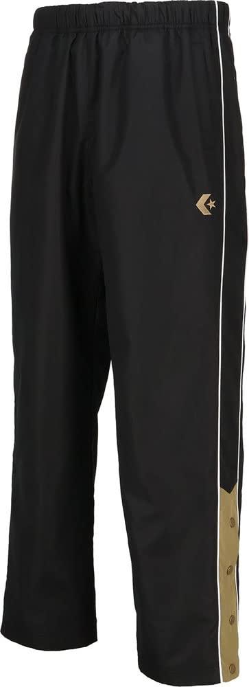 [Converse] Basketball Long Pants Warm-Up Pants (Hem Button) CB162502P Black/V Gold O