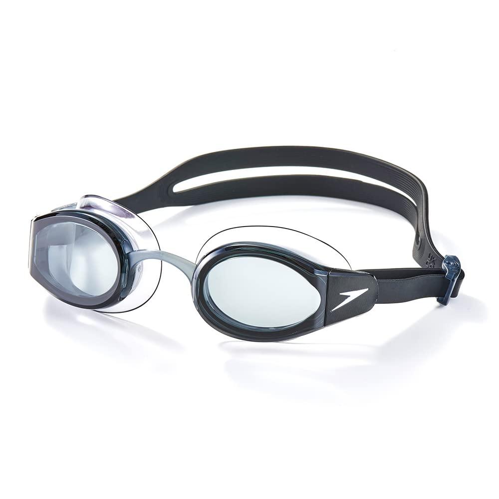 Speedo Swimming Goggles Mariner Pro Anti-Fog UV Protection Lenses One Size Fits All Unisex SE02201 Black/White Free