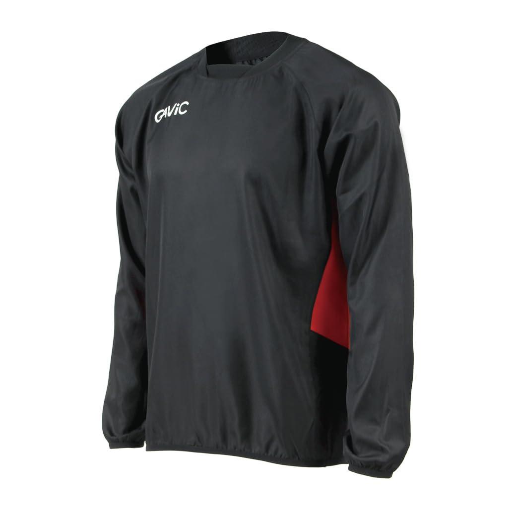 [Gavic] Sportswear Junior Piste Top Kids Black/Red Japan 130cm (Equivalent to Japanese size 130)