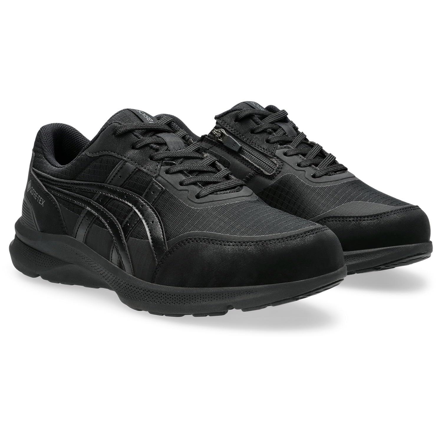 [Wellness Walker] Walking Shoes ASICS Walking GORE-TEX Waterproof Barefoot Walker with Zipper Men's Black/Black 001 26.0 cm