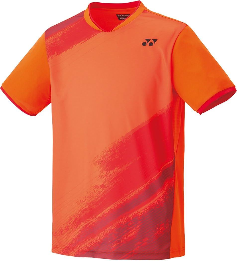 [Yonex] Short-Sleeve Shirt Game Shirt (Fit Style) Orange (005) S