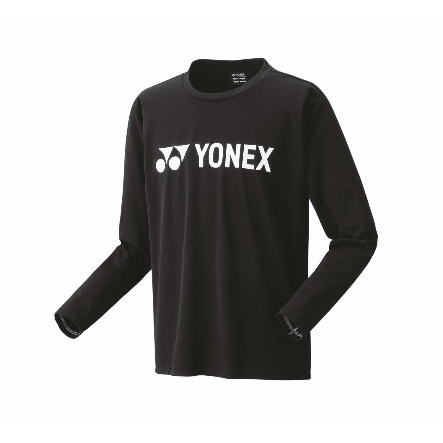 [Yonex] Long Sleeve Shirt Long Sleeve T-Shirt Black (007) M