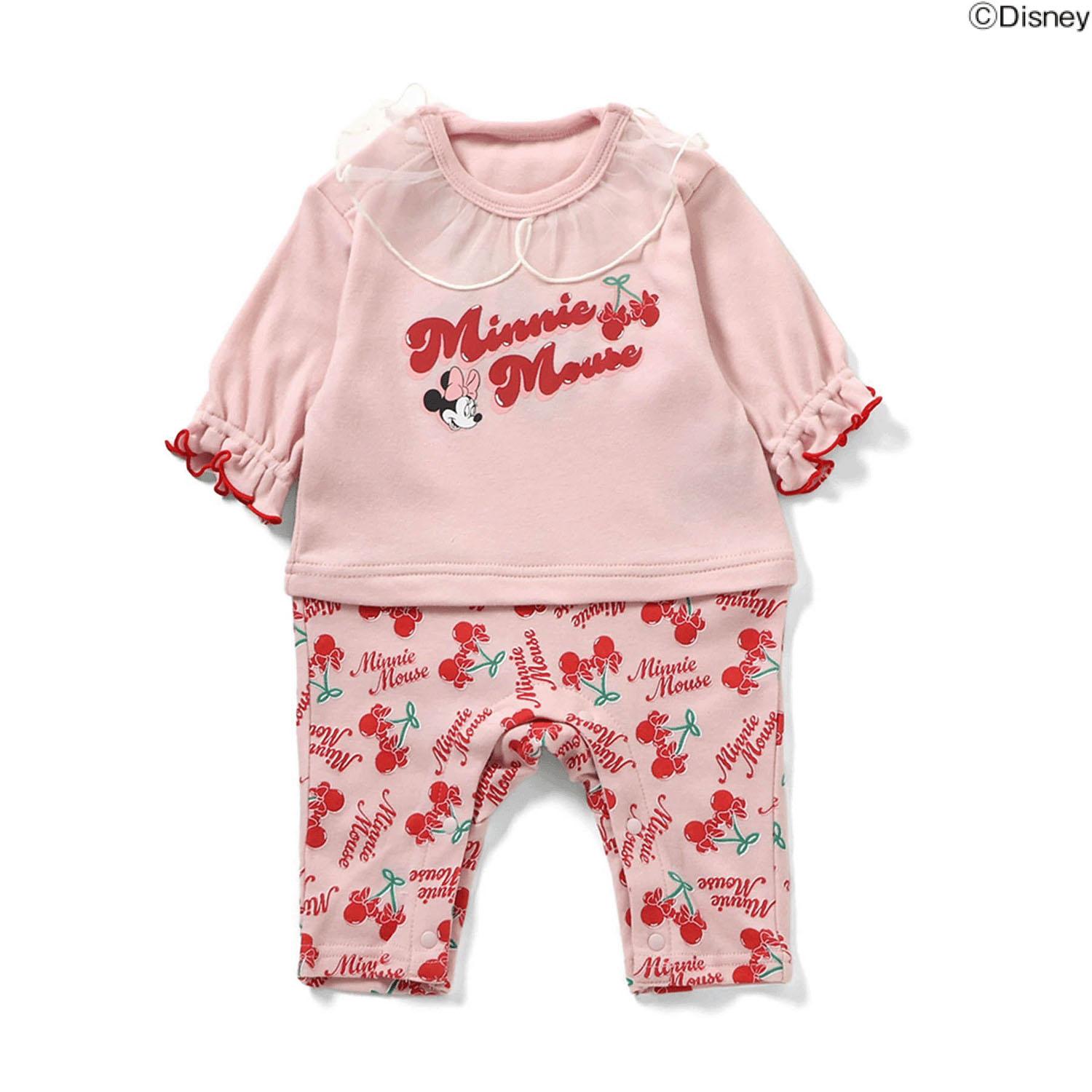 Disney Character Minnie Mouse Coverall Pink 70cm