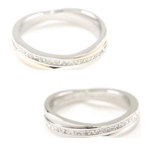 Pure Ladies Ring Stainless Steel Pinky Ring Stone Full Eternity Line Stone Pink Gold Message Natural Pure Size 13 np-150-13