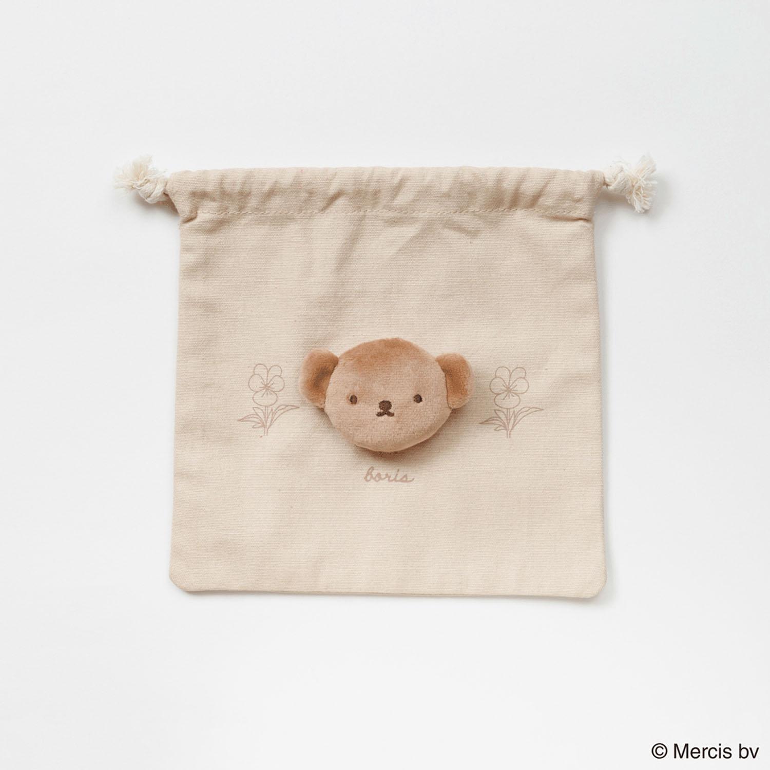 miffy drawstring pouch Boris BRUNA FLOWER & MASCOT