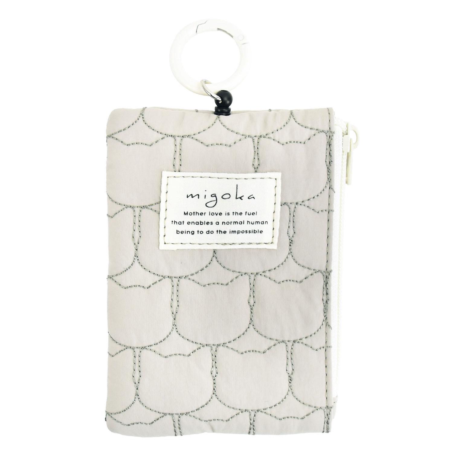 Motif Quilt Pass Case - Gray (Cat)