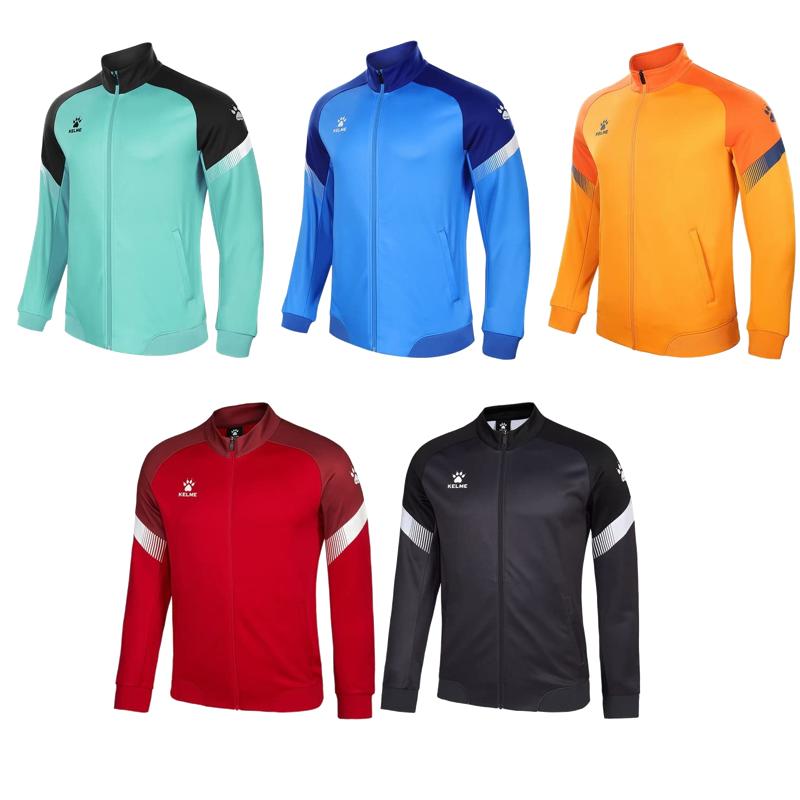 kelme JR. Warm-Up Jacket Futsal WUP Knit Jacket (8061wt3002-807) Bright Orange 140