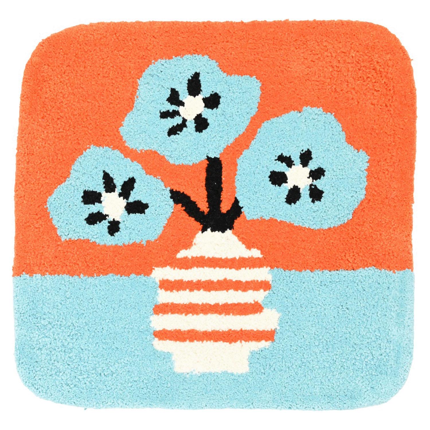 Chair Pad Cotton Gantuft Fiore Flower