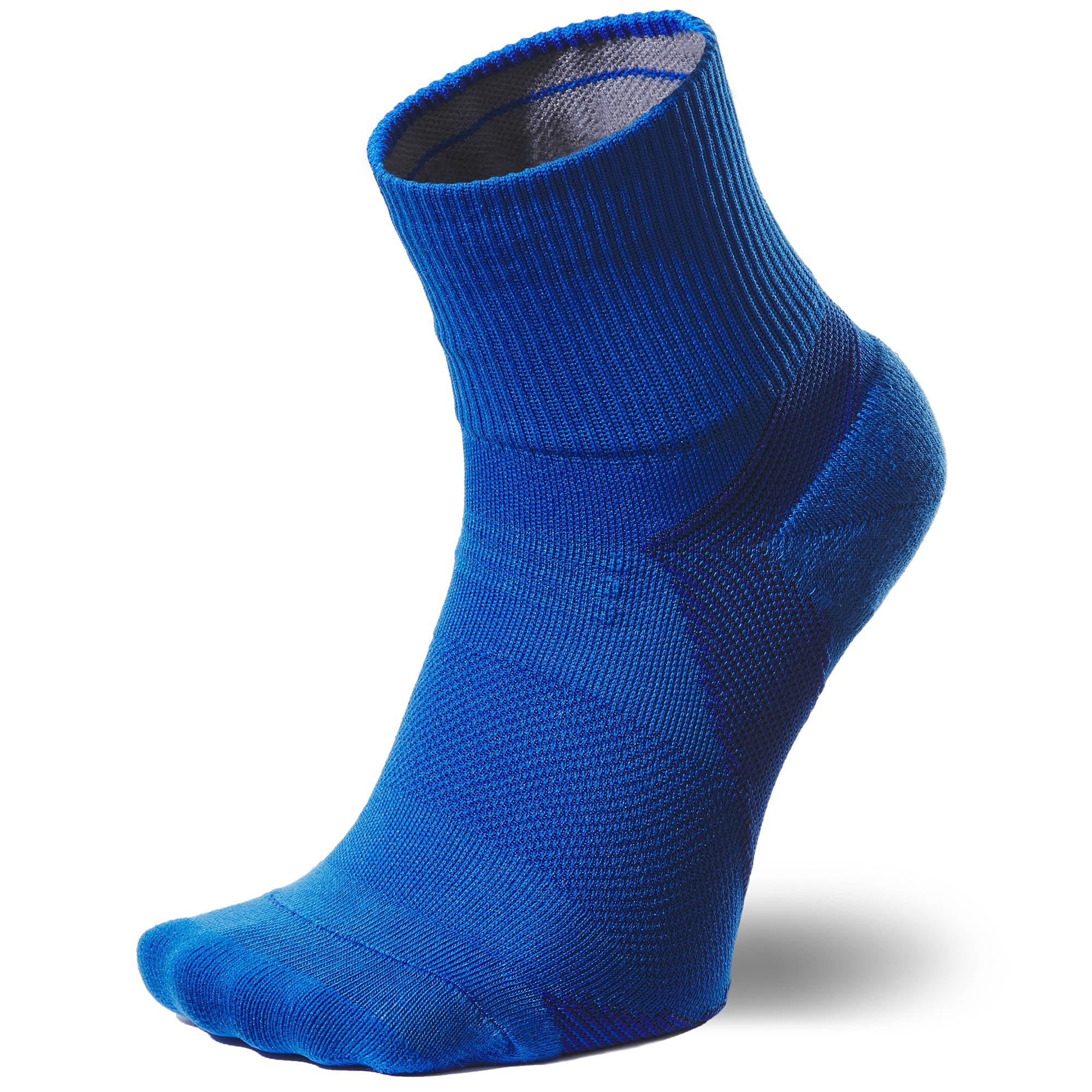 [Goldwin] C3fit Arch Support Quarter Socks GC23301 Blue 1