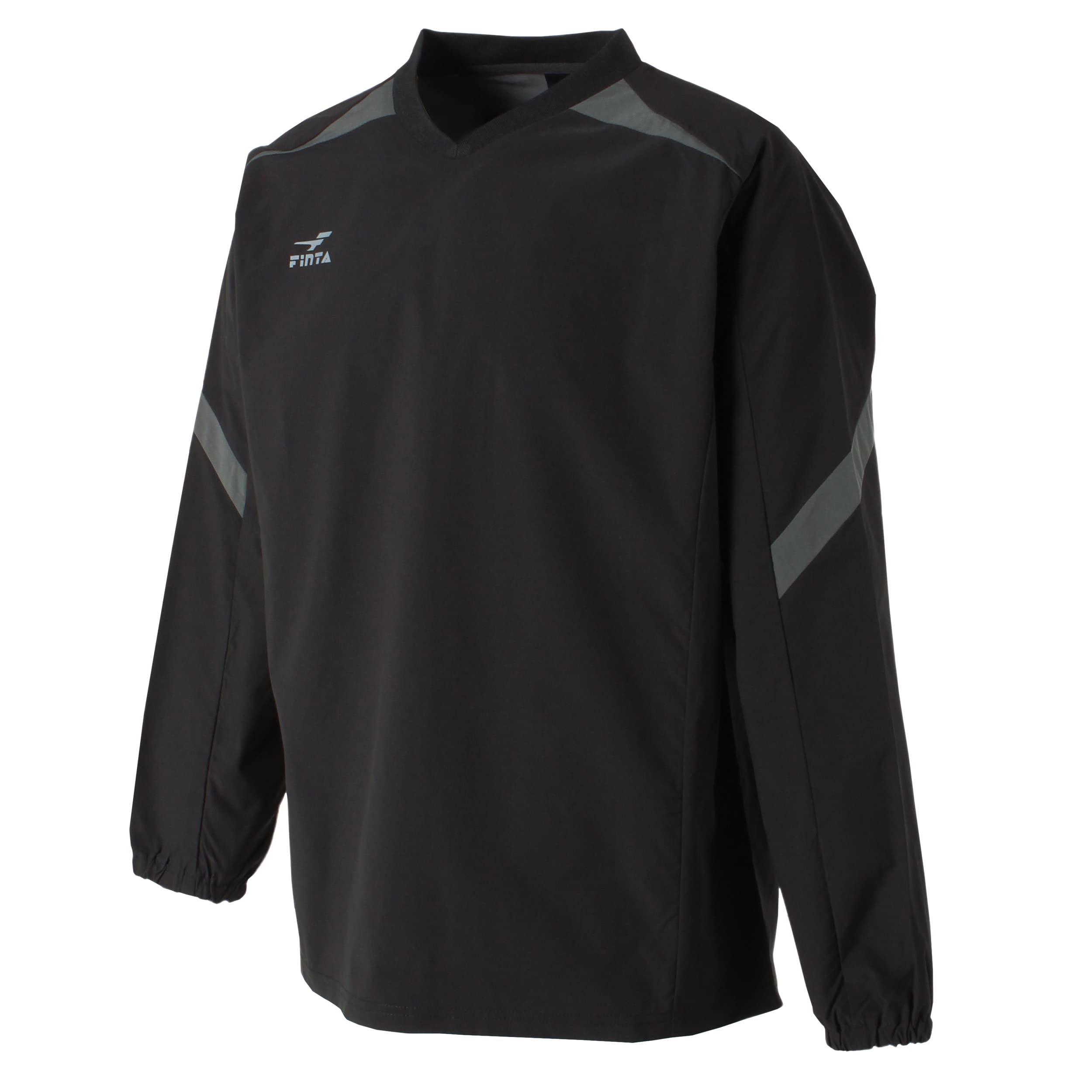 [FINTA] FINTA Soccer Futsal Wear Piste Top FT3015 (0500) Black XO