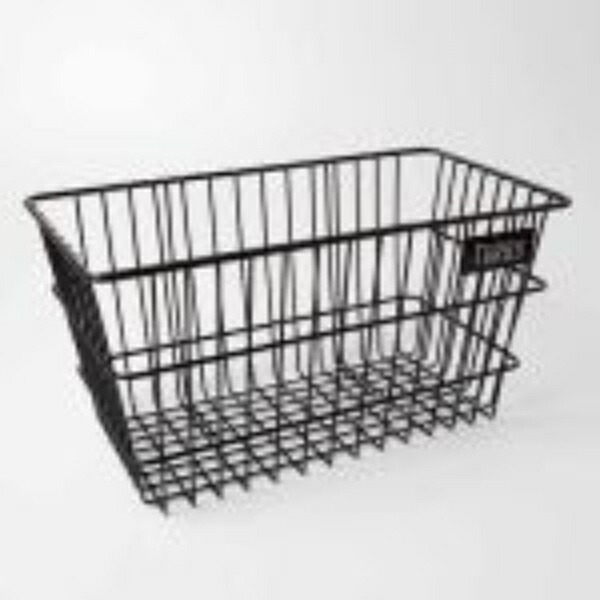 TURBO Turbo Newspaper Basket Only No Hardware Black