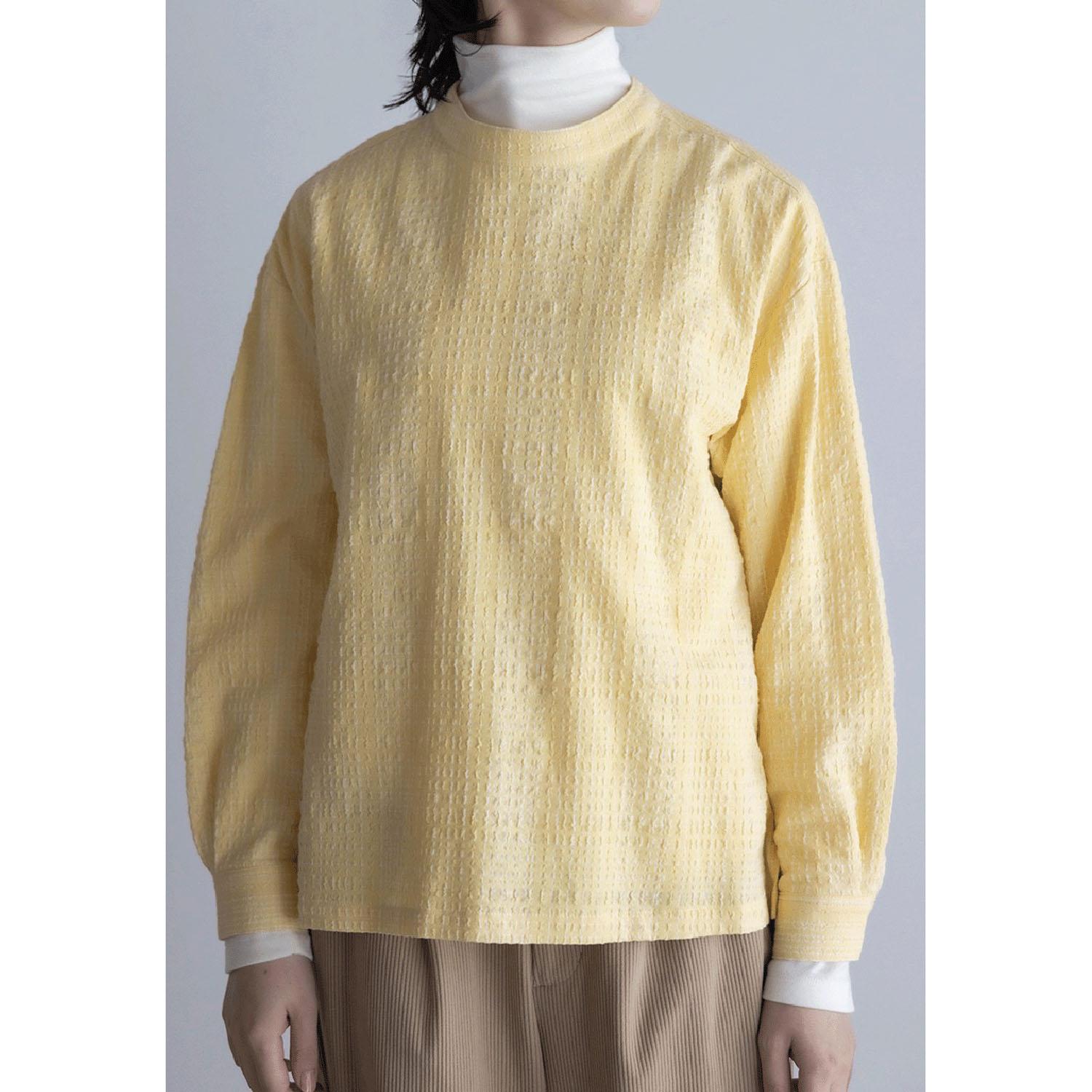 LILASIC Cotton Sheer Pullover - Yellow - L