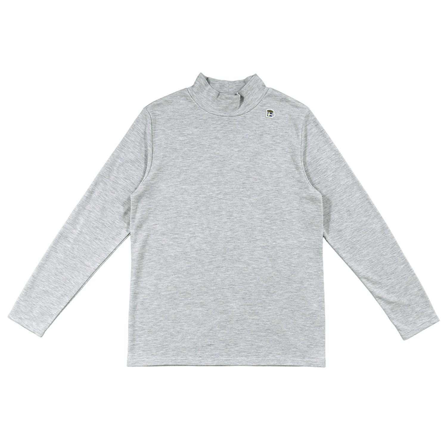 Keitto 4-Country Patch High-Neck Pullover Sweater, Heathered Oatmeal, L