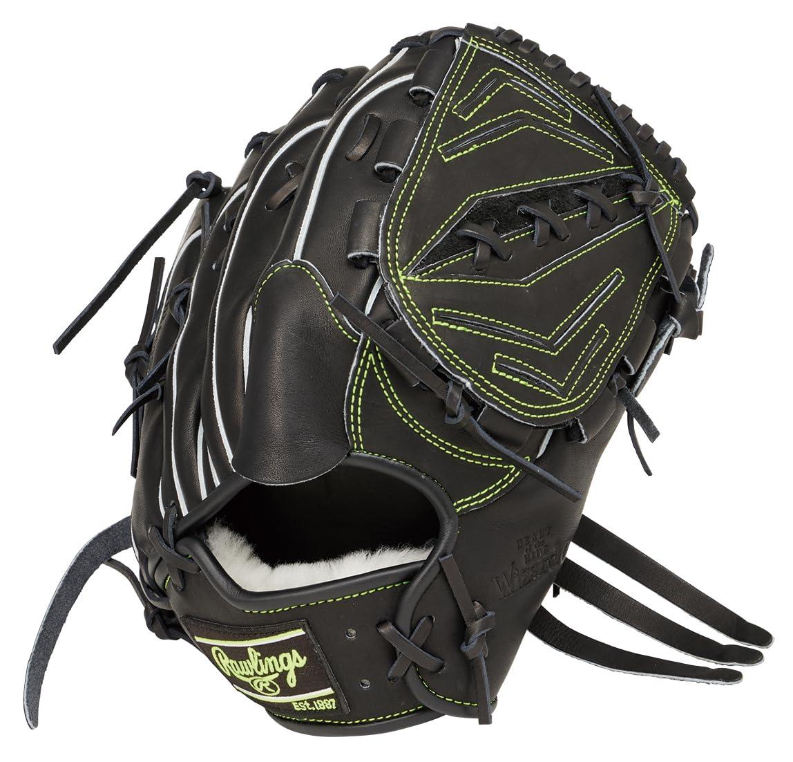 Rawlings Baseball Glove Softball Adult HOH PRO EXCEL Wizard #02 GR5HW2A15MG Black [Pitcher's Glove] Size 11.75 ※Right-handed (Left-hand wear)