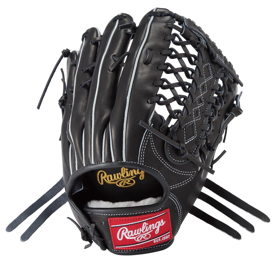 Rawlings Baseball Glove, Softball, Adult Size HOH PRO EXCEL GR5HESH99 Black [Outfielder] Size 12.75 ※Left-handed (Right-hand wear)
