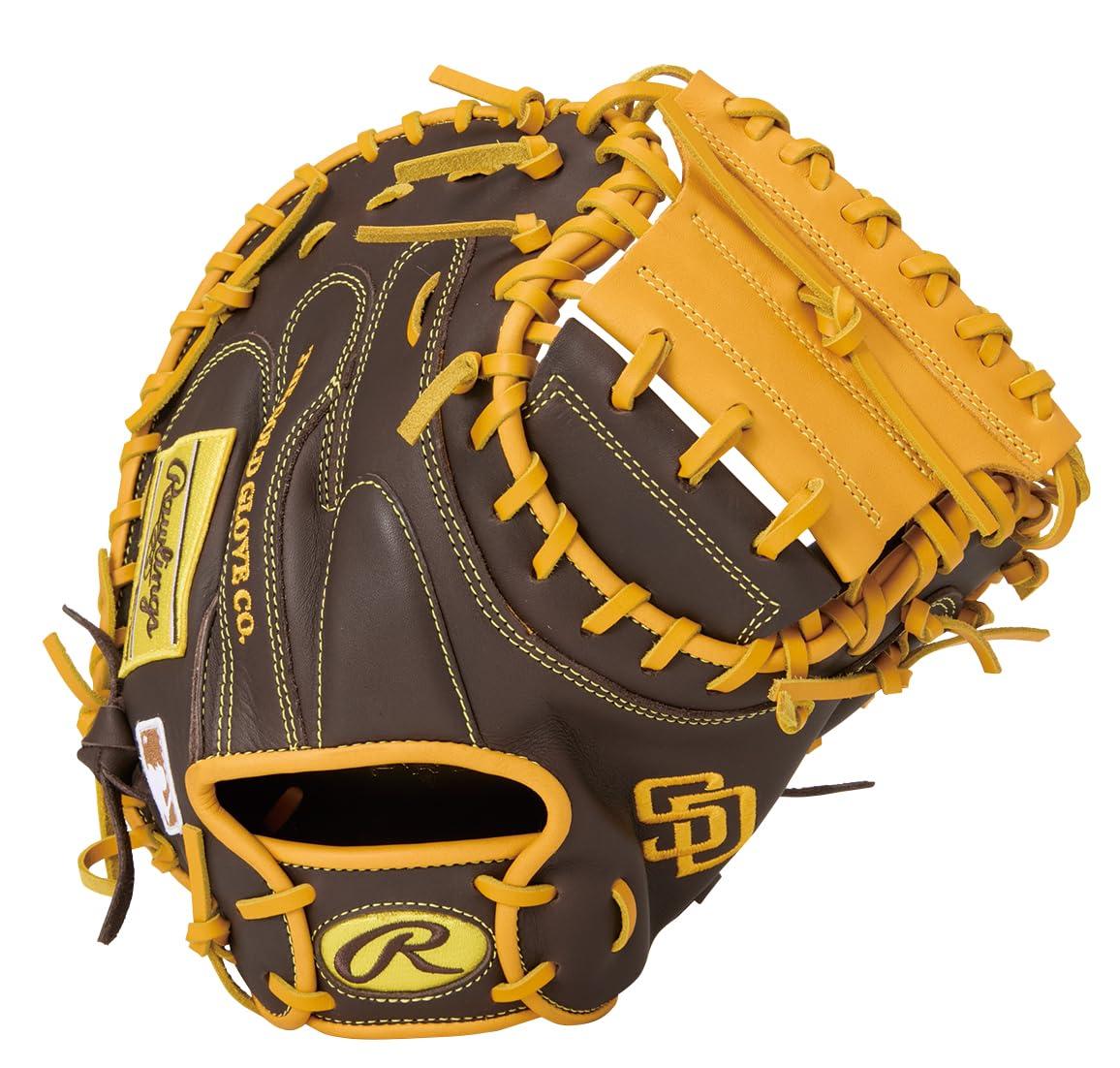 Rawlings Baseball Glove Softball Adult HYPER TECH MLB TEAM GR5HTM2AC Padres [Catcher's Glove] Size 33 ※Right-handed (Left-hand wear)