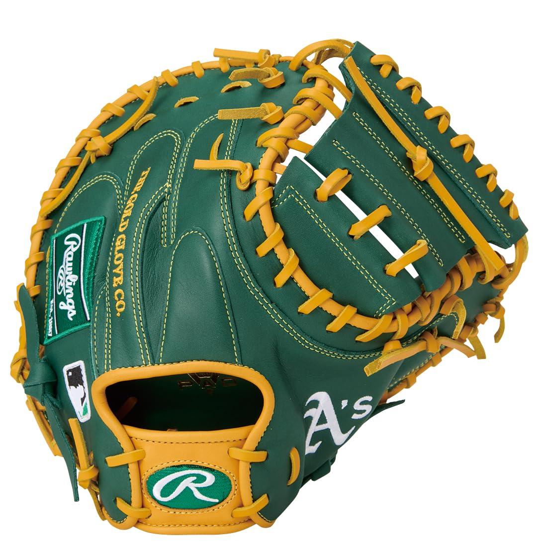 Rawlings Baseball Glove Softball Adult HYPER TECH MLB TEAM GR5HTM2AC Athletics [Catcher's Glove] Size 33 ※Right-handed (Left-hand wear)