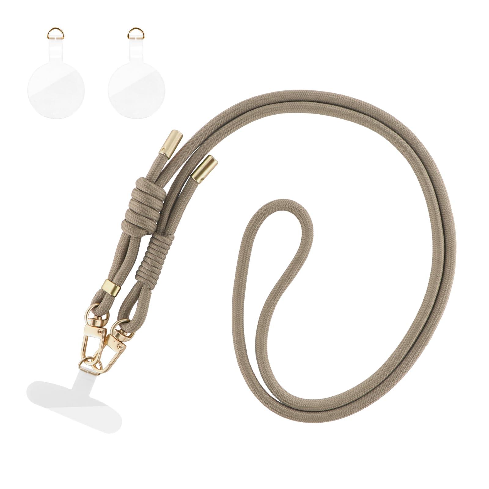 LEPLUS NEXT Smartphone (Universal) Shoulder Strap SHOULTY MULTI STRAP W-Hook Basic Type Warm Greige LN-SS11GG