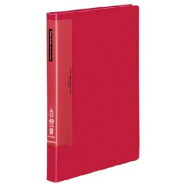 KOKUYO File Clear File Wave Cut A4 40-Pocket Red RA-T570R RA-T570R