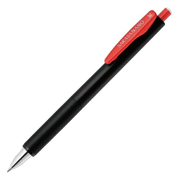 Zebra Gel Ballpoint Pen Sarasa Nano Red 0.38mm JJX72-R-N