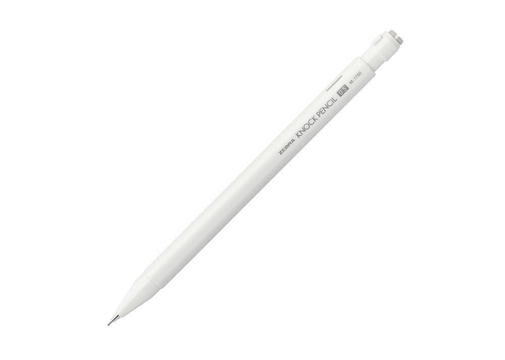 ZEBRA Knock Pencil M-1700 0.5mm MA117-W White