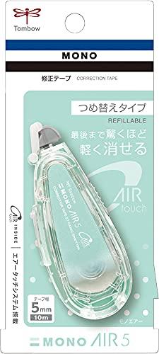 Tombow Pencil Correction Tape Mono Air Refill Type Body 5mm Width × 10m Mint CT-CAX5C65