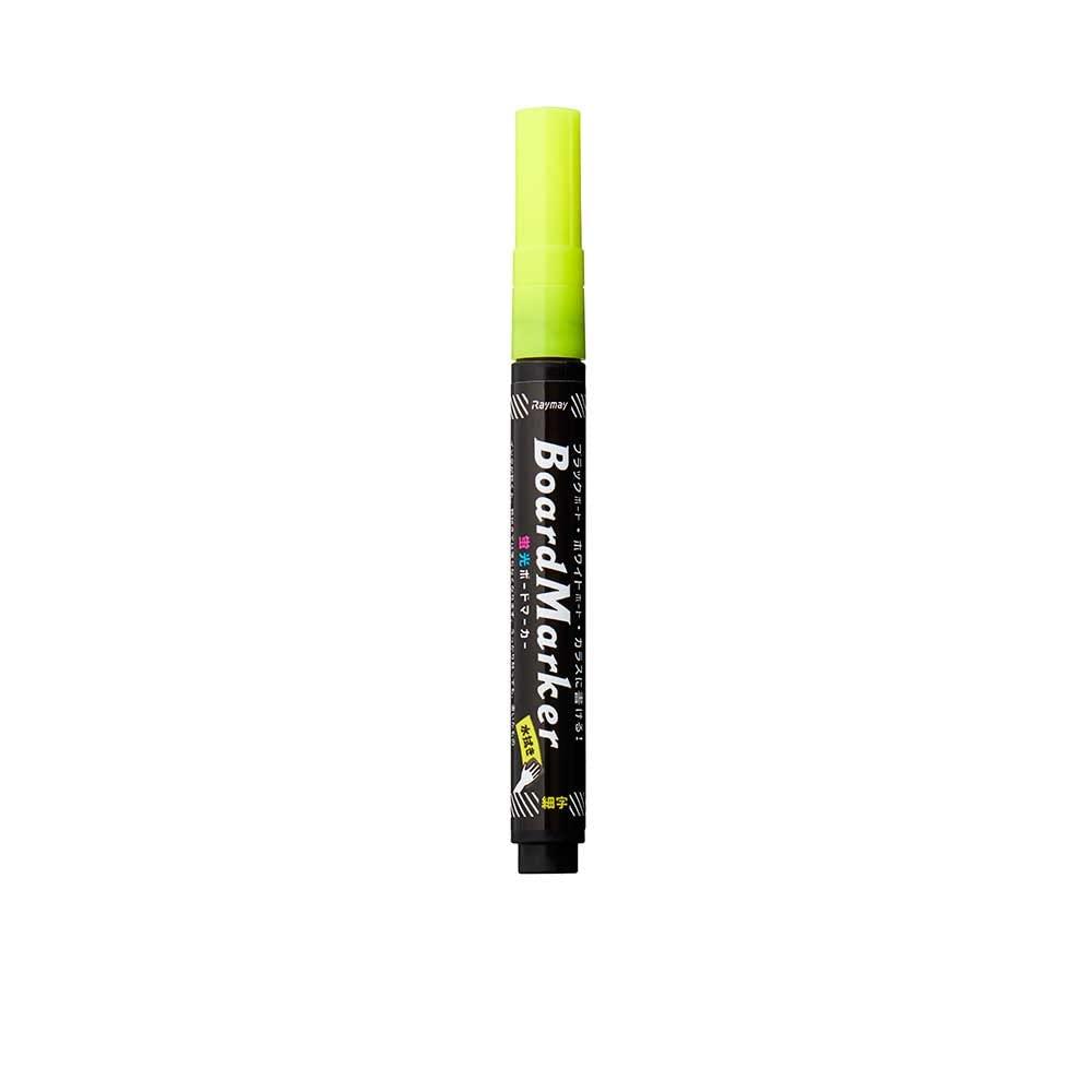Fluorescent Board Marker, Fine Point Yellow ● Quantity per Pack: 1 ● Line Width: 1mm ● Length: 126mm ● Ink Type: Water-based Pigment ● Disposable