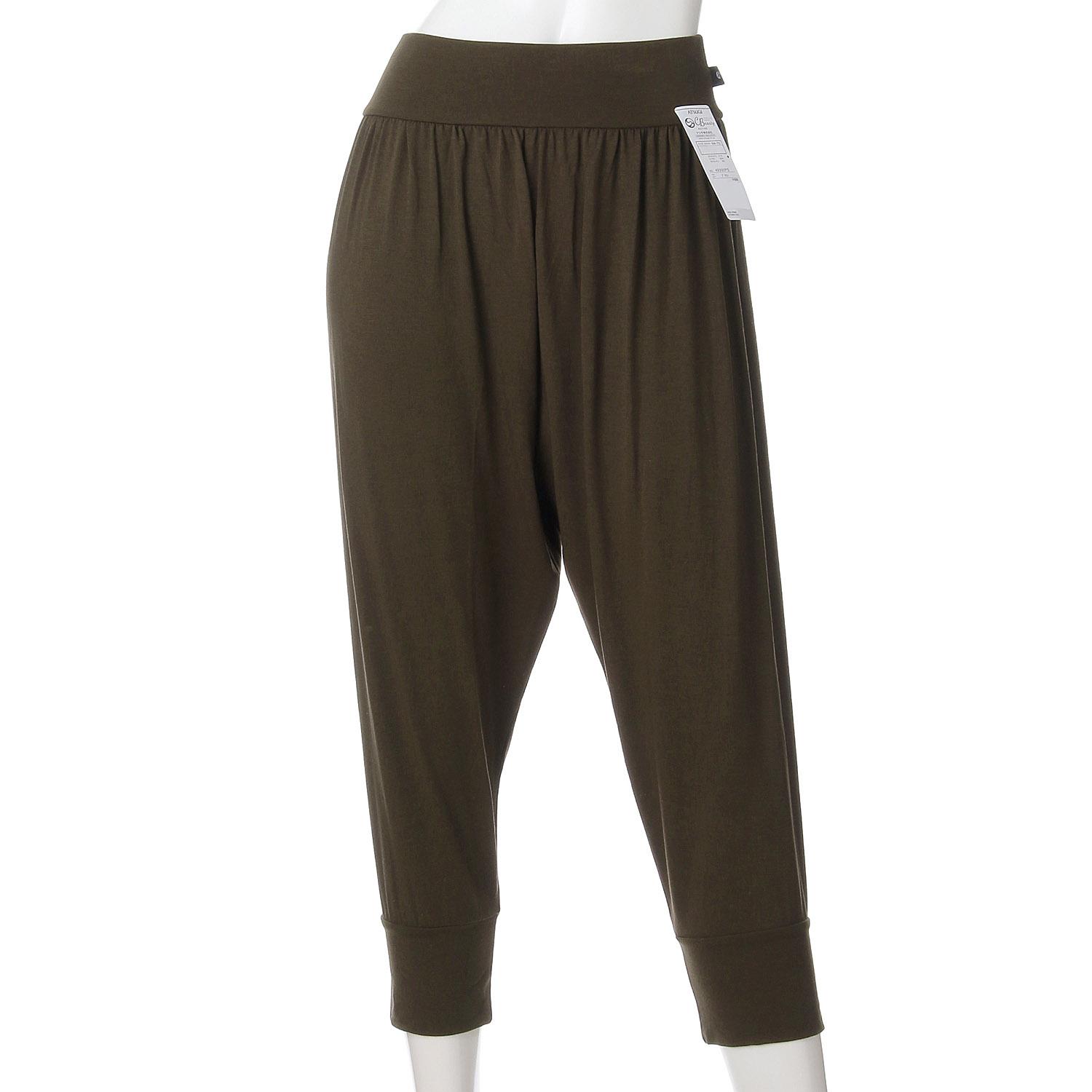 [Atugi] Yoga Pants [Clear Beauty Active] Yoga Easy Pants Smooth Harem Pants 49300PS Women's Brown L