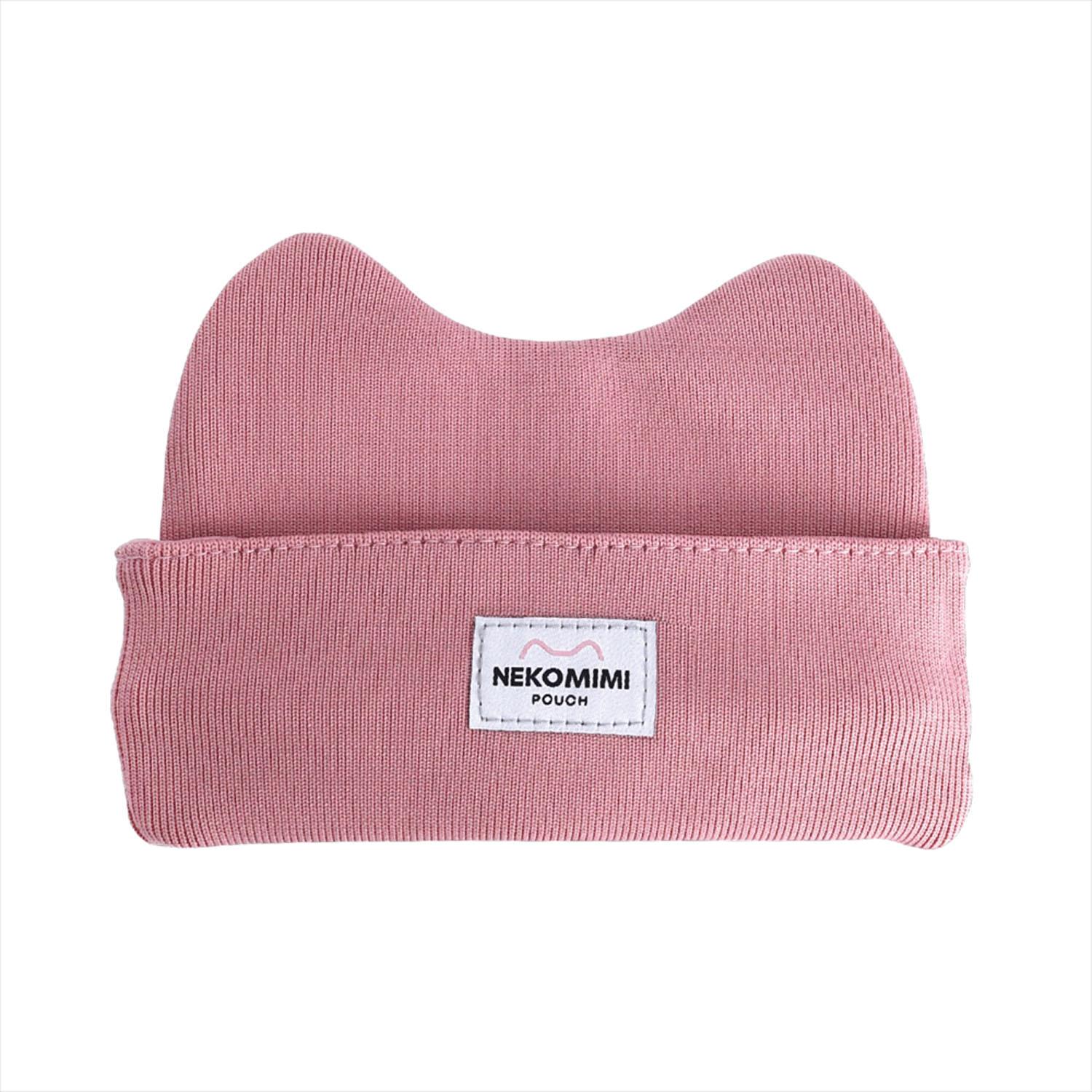 Cat Ear Notebook Cover Pouch - Pink