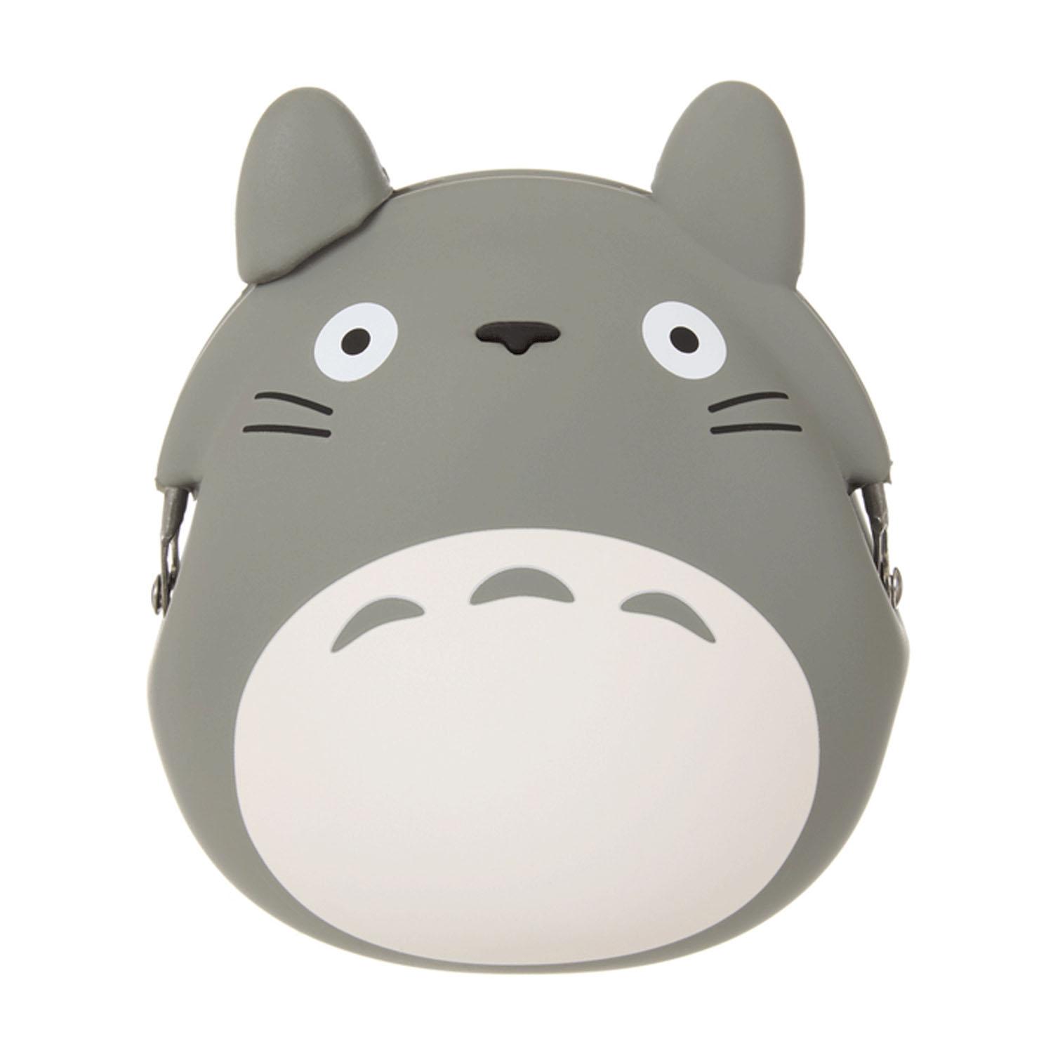 Totoro Silicone Purse, Gray