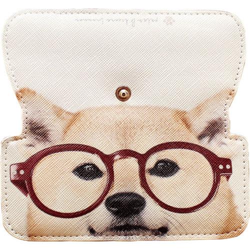 Calmo Slim Eyeglass Case Animal Shiba
