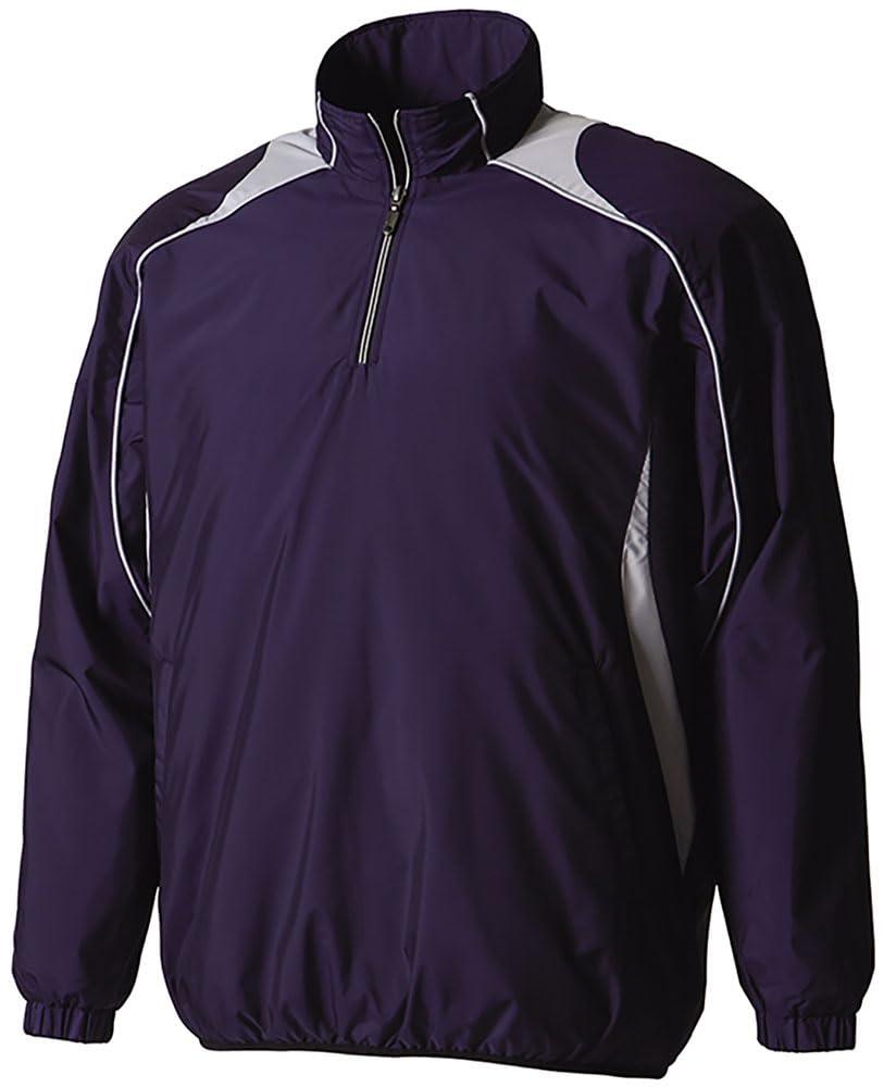 [Descente] Baseball Jumper Half-Zip Junior Pullover Coat JSTD-425B Boys D Navy