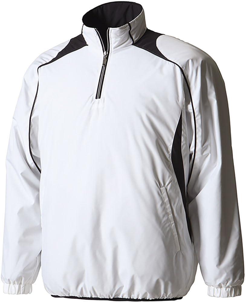 [Descente] Baseball Jumper Half-Zip Junior Pullover Coat JSTD-425B Boys White