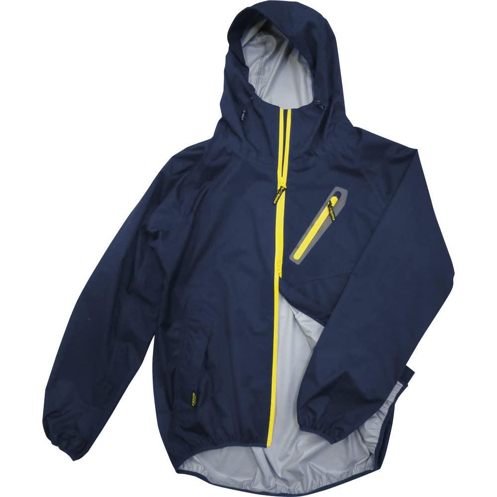 KOSIN RUBBER Rain Suit Set (Top and Bottom) Dark Navy M