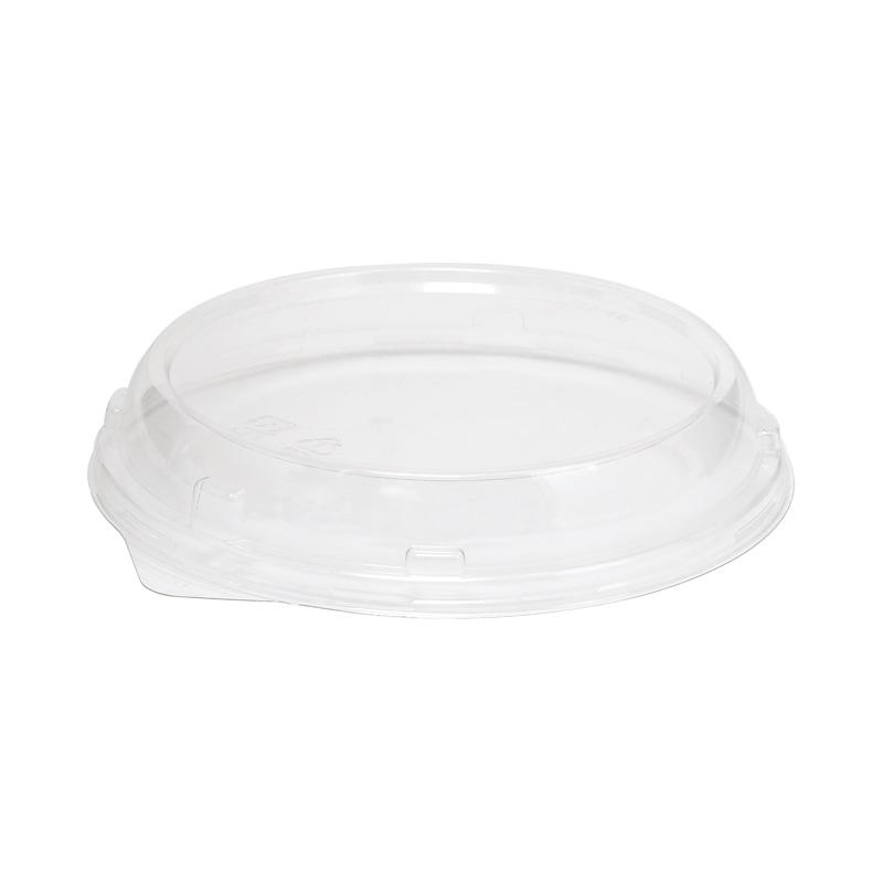 Rispack Food Container Bio Cup (Clean Cup) Round 129mm Diameter FSL Outer-Fitting Lid 50 Pieces