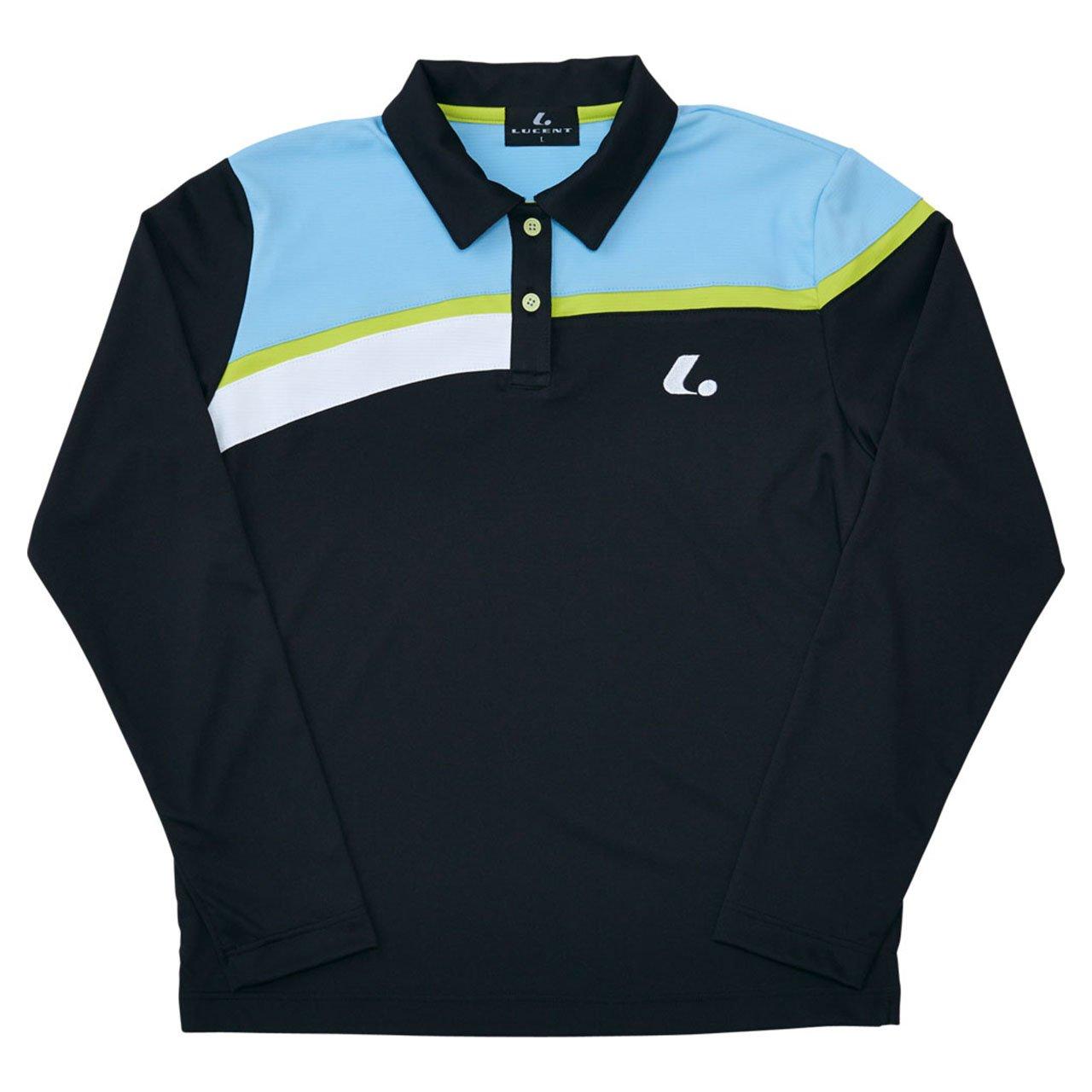 LUCENT Long Sleeve Polo Shirt W BK
