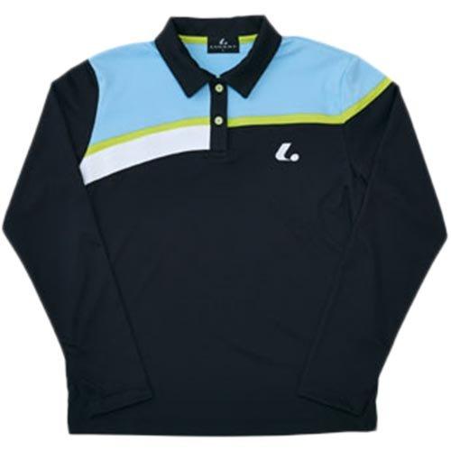 LUCENT Long Sleeve Polo Shirt W BK
