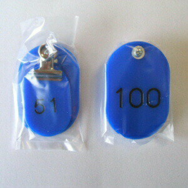 Parent and child tags, 2 pairs, made of styrofoam,50pairs/set CR-OY100-BL